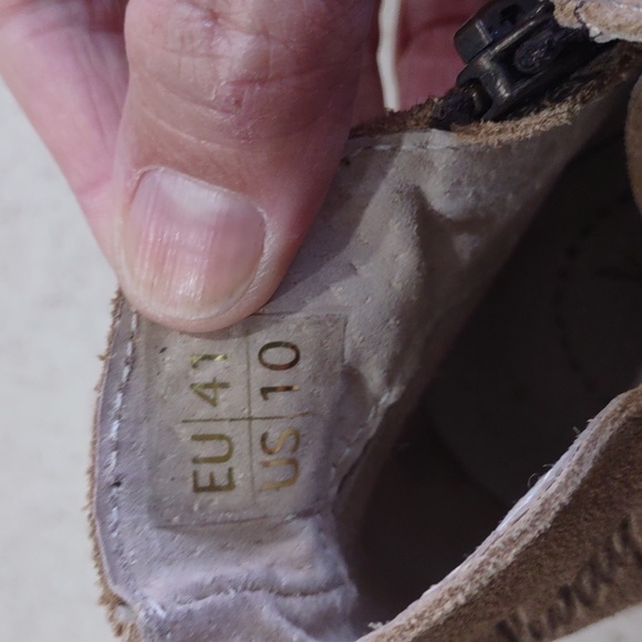 Coolway Tan Nelia Perforated Leather Side Zip Peep Toe Shoes Size 41/US 10 EUC - Picture 13 of 14